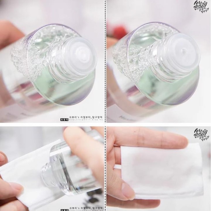 Nước Tẩy Trang Chiết Xuất Xương Rồng Huxley Cleansing Water ; Be Clean, Be Moist 200ml