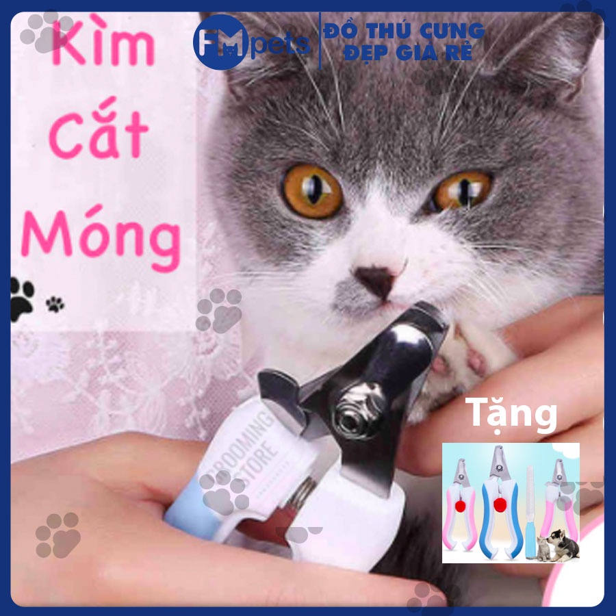 Kìm cắt móng chó mèo [TẶNG] kèm dũa móng (13.5*5.5cm) - FMpets