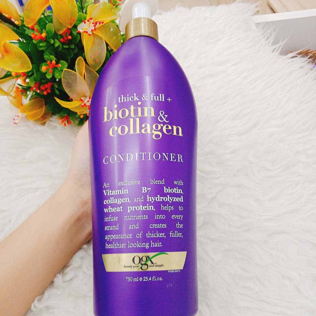 DẦU XẢ BIOTIN & COLLAGEN LOẠI CÓ VÒI - 750ML