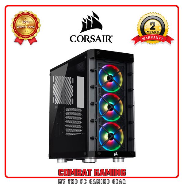 CASE CORSAIR 465X TG RGB (Kèm 3 FAN CORSAIR LL120 RGB)