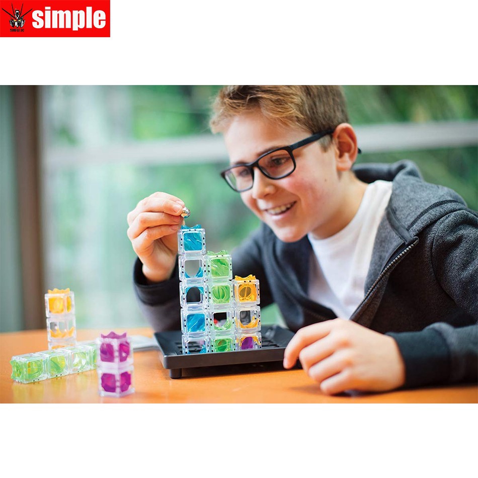 ThinkFun Gravity Maze Marble Run Logic Board Game Trò Chơi Xếp Khối Mê Cung 8 Viên Bi Cho Bé
