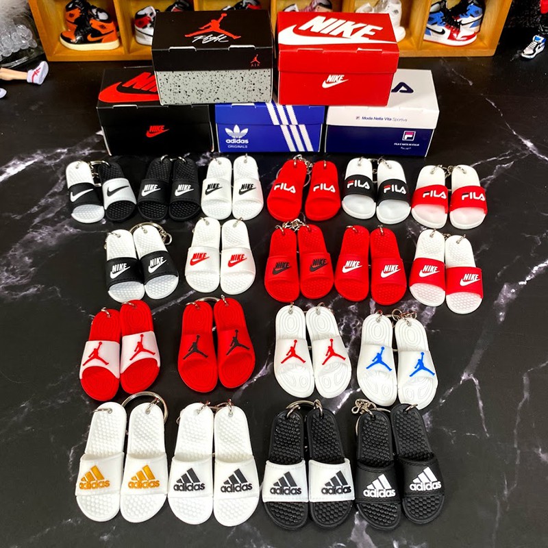 Móc khóa dép 🔥TẶNG BOX🔥 mô hình đôi dép