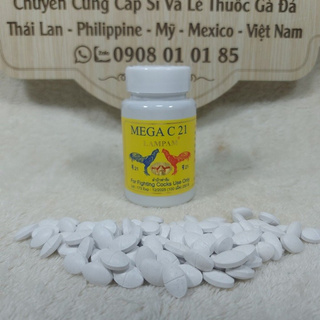 MEGA C21 (thuốc nuôi gà cao cấp) LAMPAM THÁI LAN - (chiếc lẻ 50 viên)