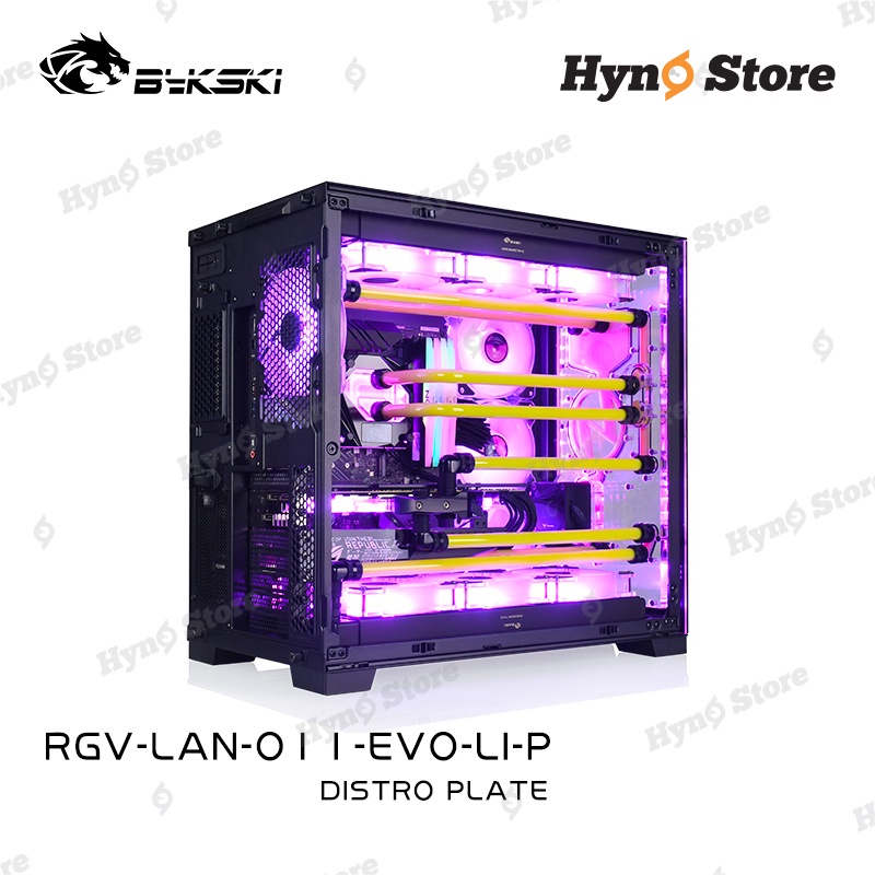 Distroplate Bykski RGV-LAN-O11-EVO-LI-P Lianli O11 EVO Tản nhiệt nước custom - Hyno Store