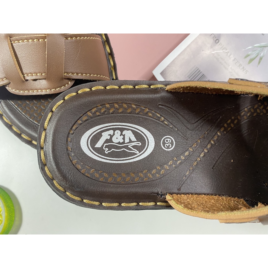 Dép da nam Thái Lan Footniks T99-01711M