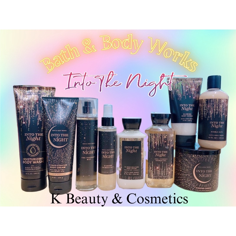 Sữa Tắm, Dưỡng Thể Nước Hoa Body Cream Bath & Body Works - INTO THE NIGHT
