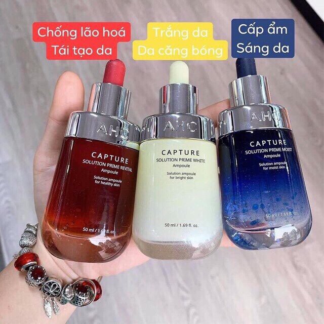Tinh chất serum AHC {𝐌𝐀̂̃𝐔 𝐌𝐎̛́𝐈 𝟓𝟎𝐌𝐋} Tinh chất Serum AHC Capture Solution Max Ampoule dưỡng ẩm trắng da chống lão hóa | BigBuy360 - bigbuy360.vn