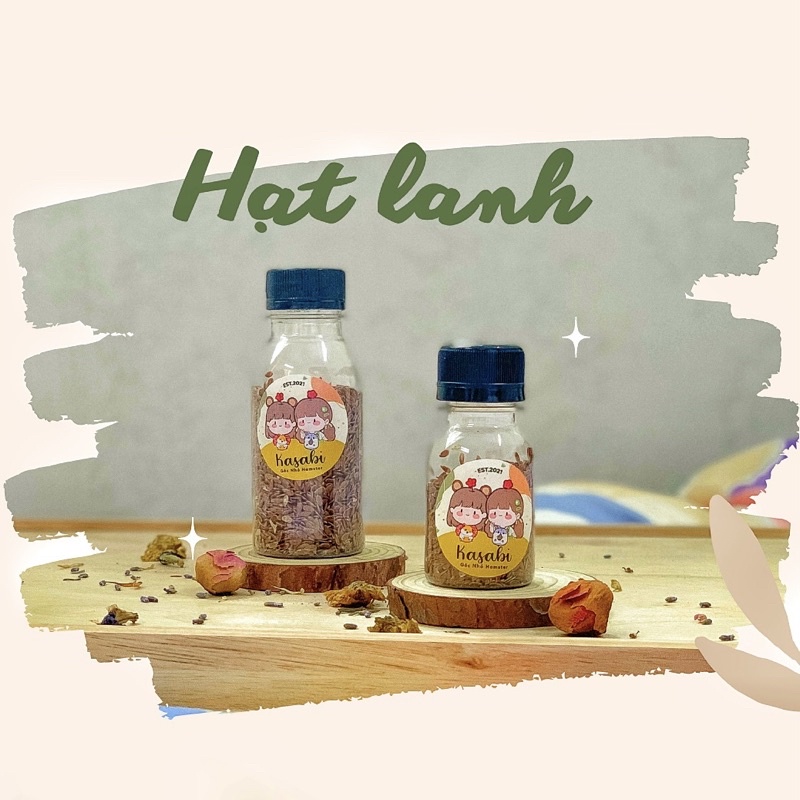 [Thức Ăn Dặm] Hạt Lanh Dành Cho Hamster - Kasabi Sốp