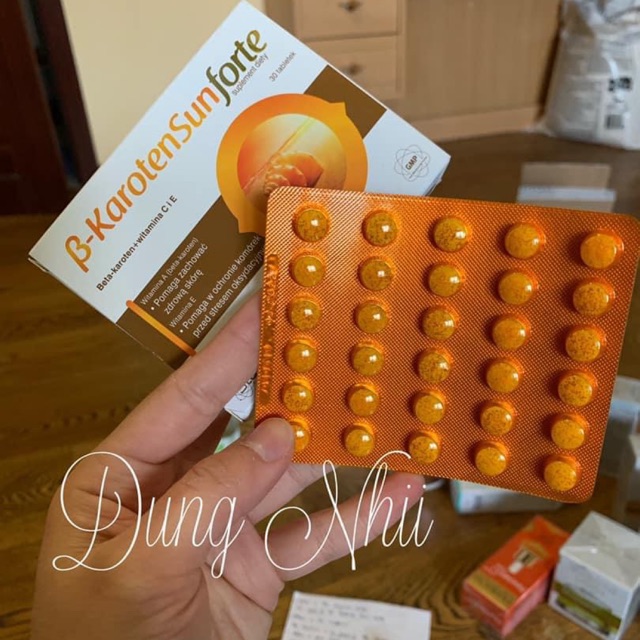 Viên uống chống nắng B-Karoten