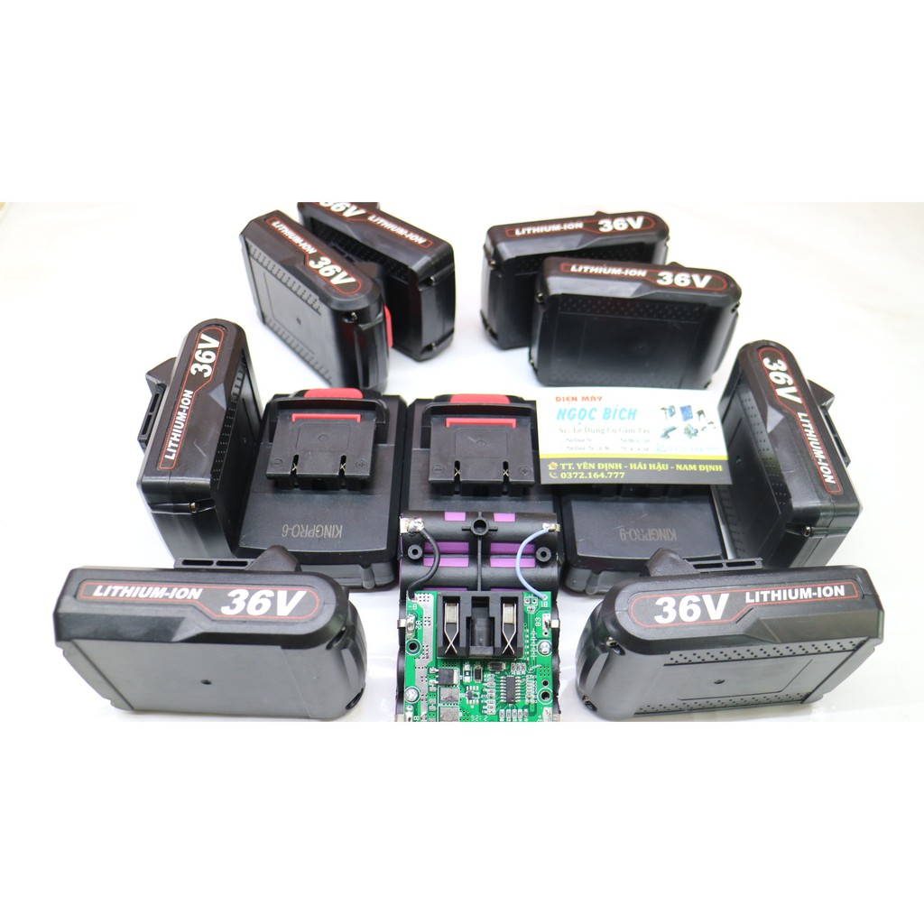 Pin Máy Khoan 26v,36v Dùng Cho Máy 18V, 21V, 24V, 26V,36v.... Cùng Chân