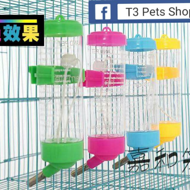 Bình nước bi 250ml Boer cho thỏ, bọ, nhím, chó, mèo