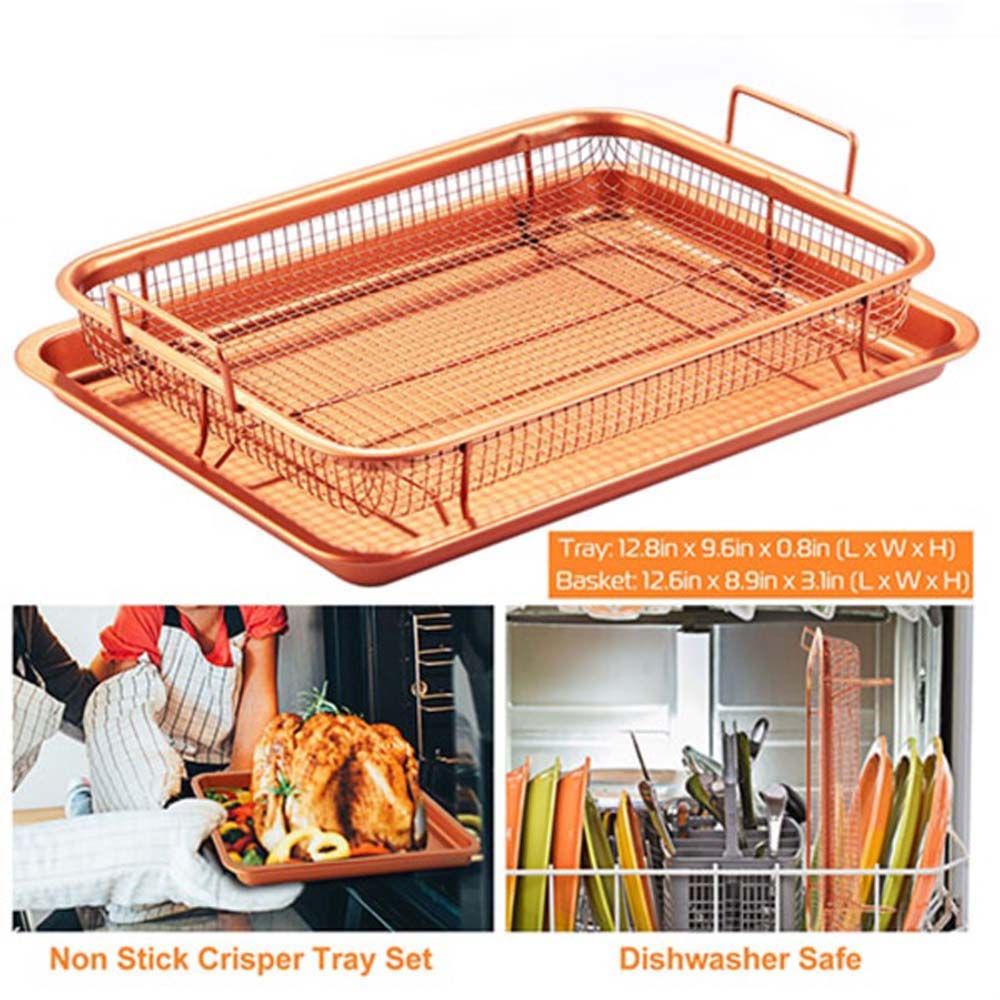 Vỉ Nướng Khoai Tây Chiên Chống Dính Có Thể Tháo Rời Tiện Dụng