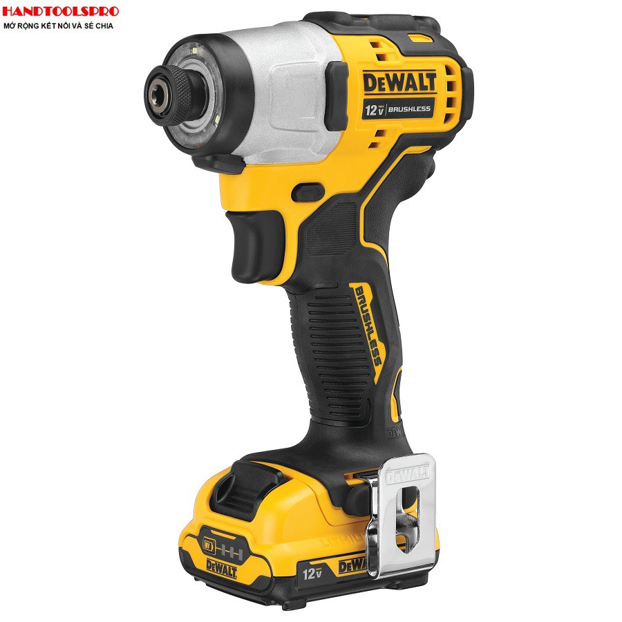 Máy vặn vít dùng pin không chổi than DeWALT 12V DCF801D2-KR (SET 2Ah)