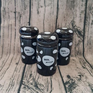 HCM - Bình giữ nhiệt Bol MyCup 280ml chấm vân bò sữa dễ thương