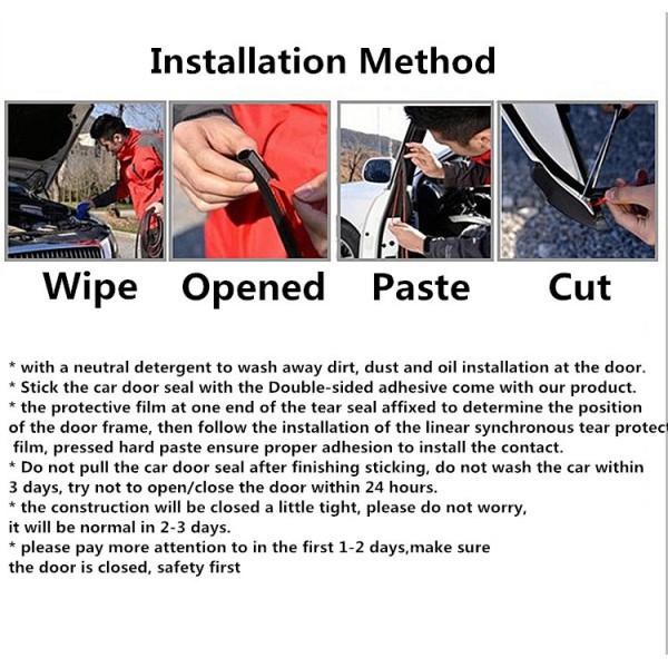 4M Dây Cao Su Chống Thấm Dán Cửa Xe Hơi