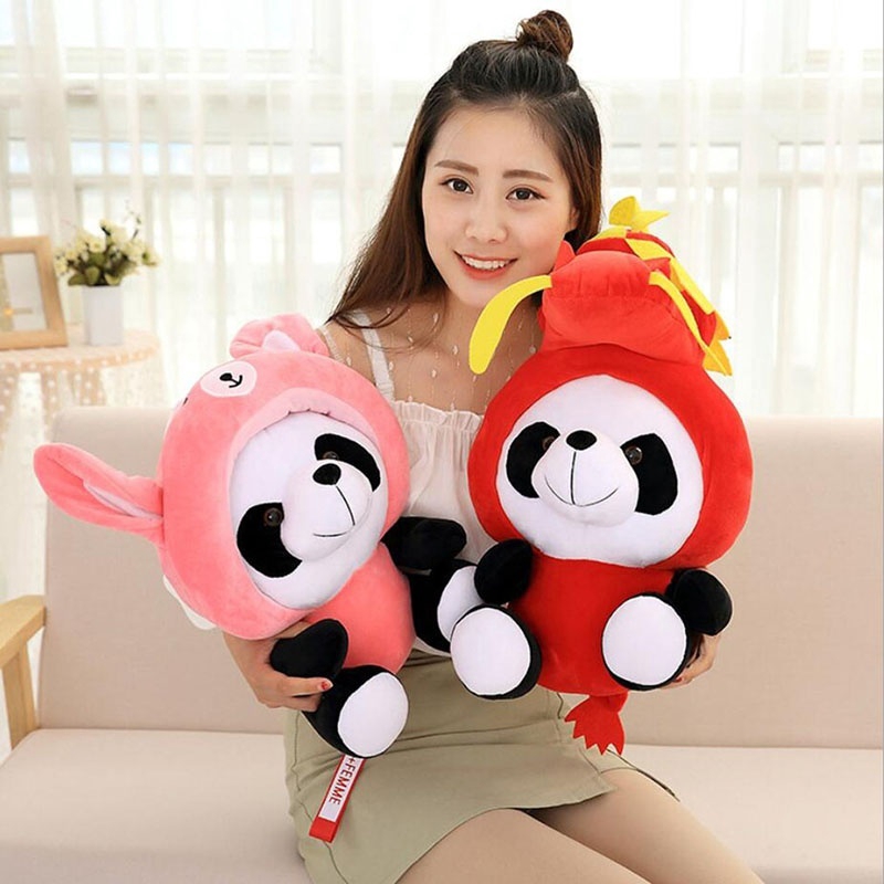 Thú Nhồi Bông Hình Động Vật Dễ Thương Cho Bé