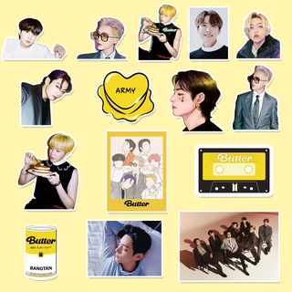Set 100 Miếng Dán Hình BTS Trang Trí Dễ Thương