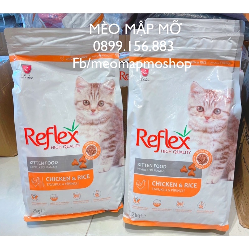 REFLEX HẠT DÀNH CHO MÈO 2kg