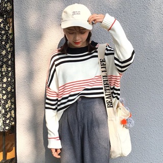 Order áo len kẻ ulzzang