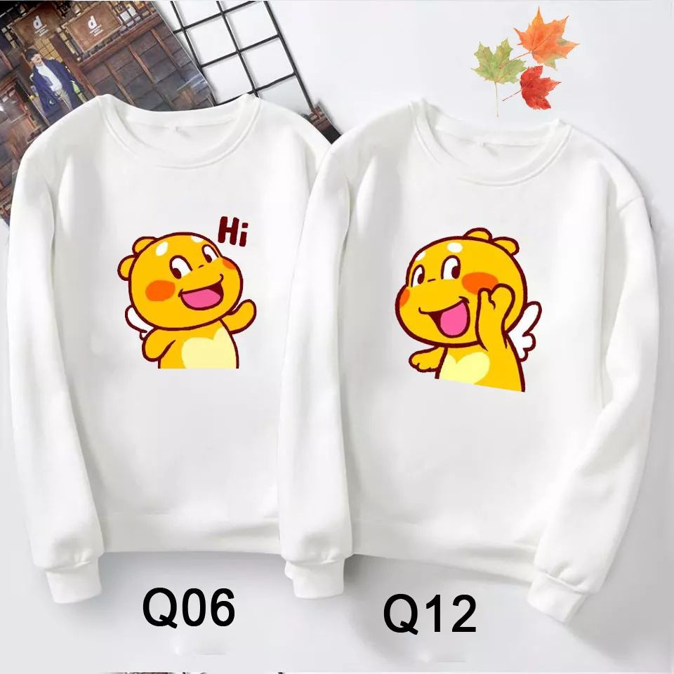 Áo Đôi thu đông dài tay giá rẻ - NEW!! - NỈ