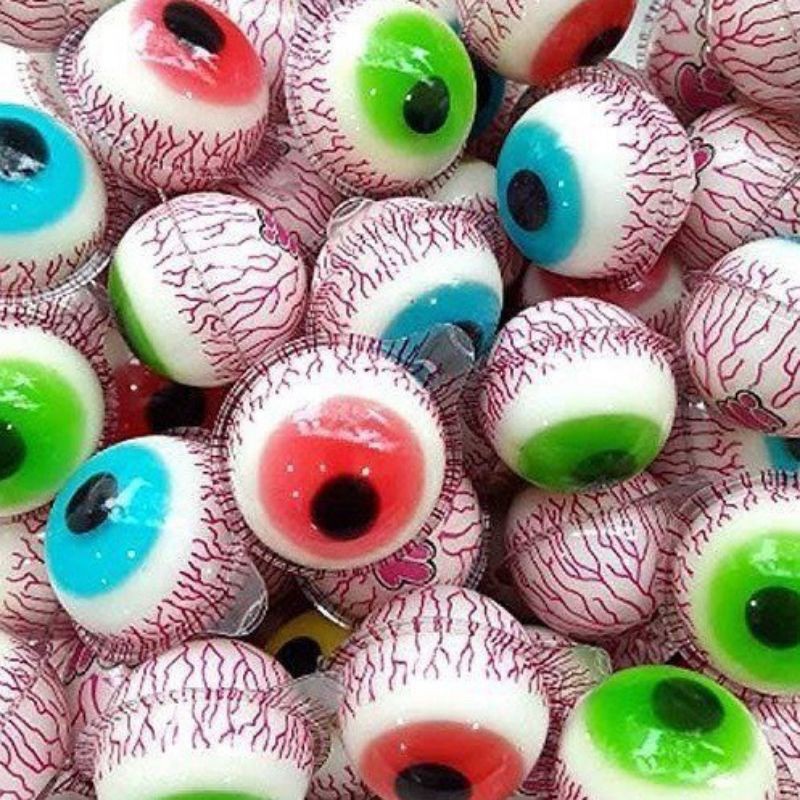 Hộp 30 Viên Kẹo Dẻo Con Mắt BIG EYE BALL Có Nhân