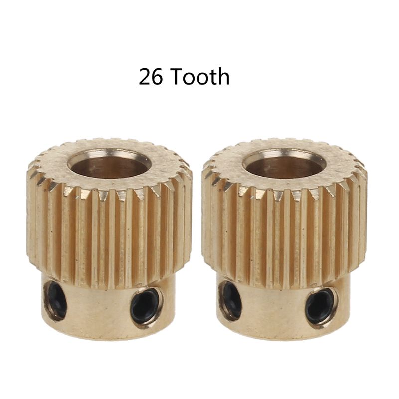 Set 2 Bánh Răng MK7 MK8 26 / 40 Răng 5mm Bằng Đồng Thau