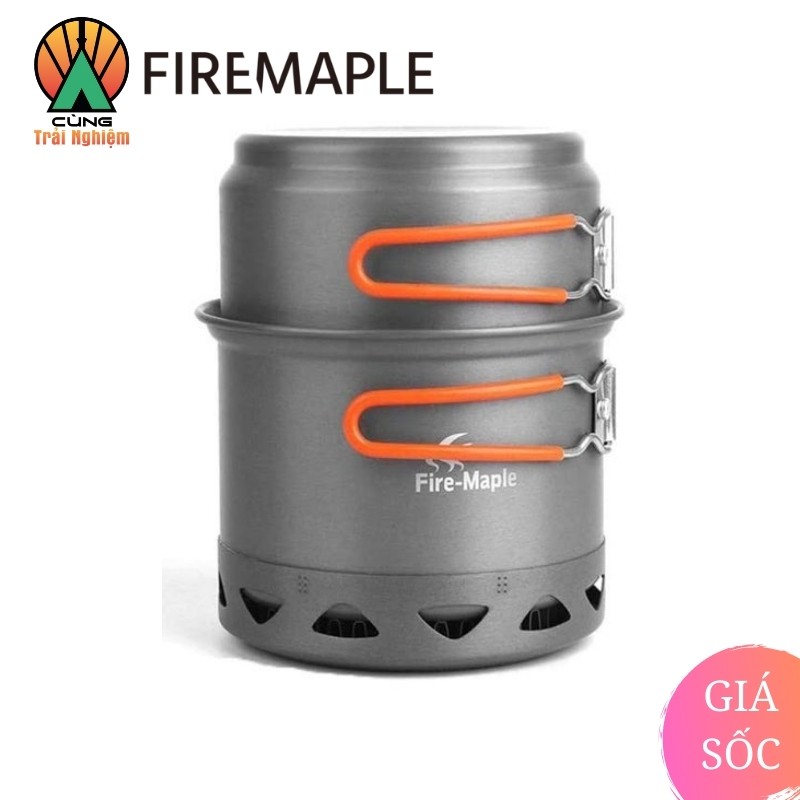 [CHÍNH HÃNG] Combo Nồi Nấu Ăn 2 Trong 1 Fire Maple FMC-217 Nhỏ Gọn Tiện Lợi Chuyên Dụng Cho Du Lịch, Dã Ngoại Cắm Trại