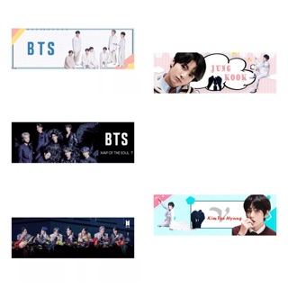Banner giấy BTS MOTS7