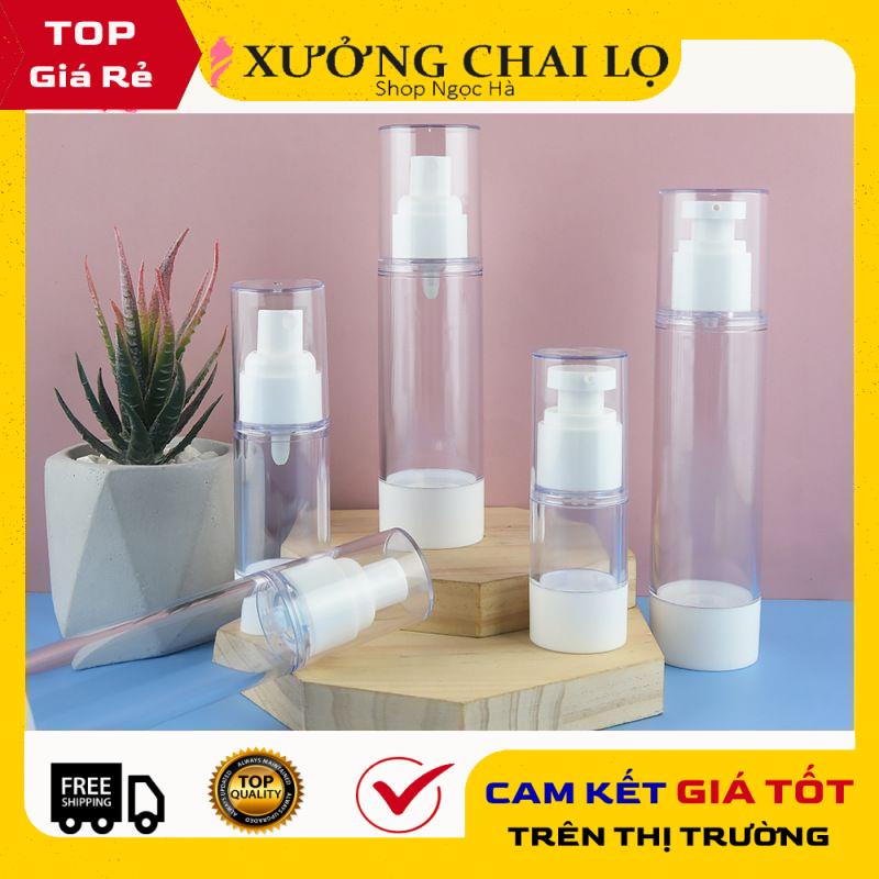 Chai Chiết Mĩ Phẩm ❤ GIÁ RẺ NHẤT ❤ Chai nhựa hút chân không 5ml,10ml,15ml,30ml,50ml,100ml nút xịt giọt, phun sương.