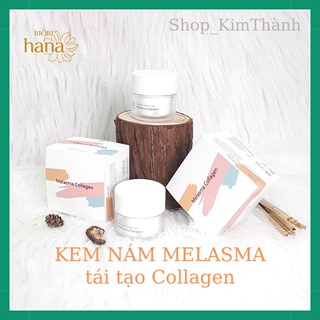 Kem Nám Riori Hana Melasma Collagen Dark Spot Fading Cream 30g