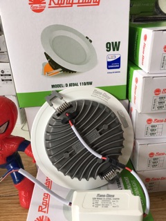 Đèn Led âm trần 9W Rạng Đông 110/9W