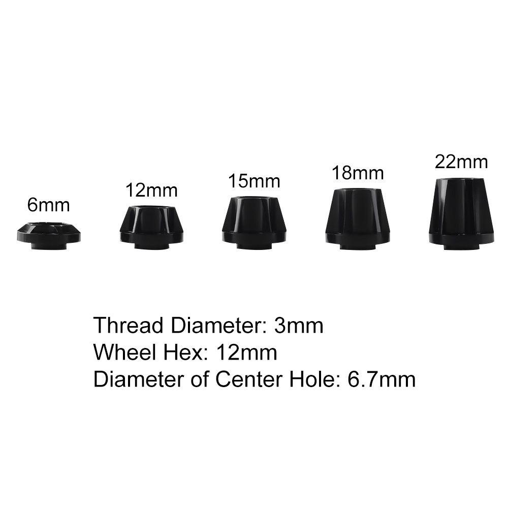 Khớp Nối Mở Rộng Trục Bánh Xe Chất Lượng Cao 12mm 1.9 &quot;2.2&quot; SCX10 / TRX4 / D90 / CC01