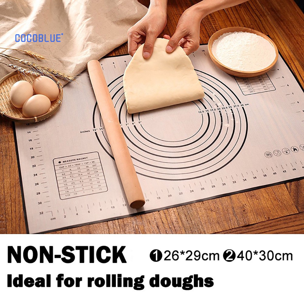 Tấm lót nhào bột làm bánh bằng chất liệu silicon chống dính tiện dụng