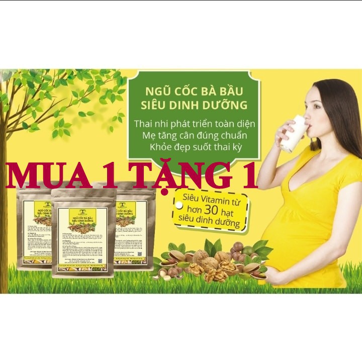 [ MUA 1 BỊCH TẶNG 1 GÓI HẠT CHIA 100GR] NGŨ CỐC BÀ BẦU SIÊU DINH DƯỠNG QUEEN NATURE BỊCH 800GR