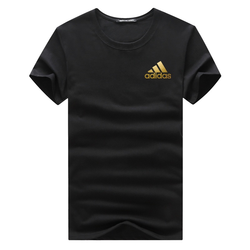 Áo Thun Thể Thao Adidas Tay Ngắn Cổ Tròn Chất Liệu Microfiber Có Size Từ M-5Xl Dành Cho Nam Giới