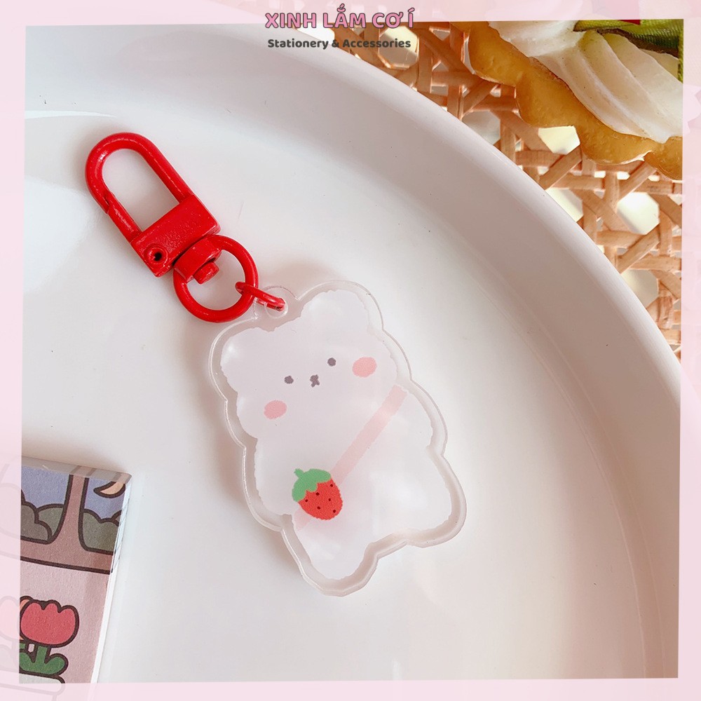 Móc Khóa Keychain Hoạt Hình Siêu Đáng Yêu Với Móc Khóa Màu Sắc [Xinh Lắm Cơ Í]