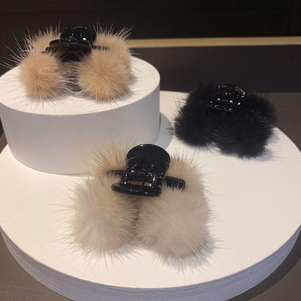 NICKOLAS Kẹp Tóc Càng Cua Nhỏ Thiết Kế Thời Trang Sáng Tạo Ngọt Ngào Dễ Phối Đồ Cho Nữ