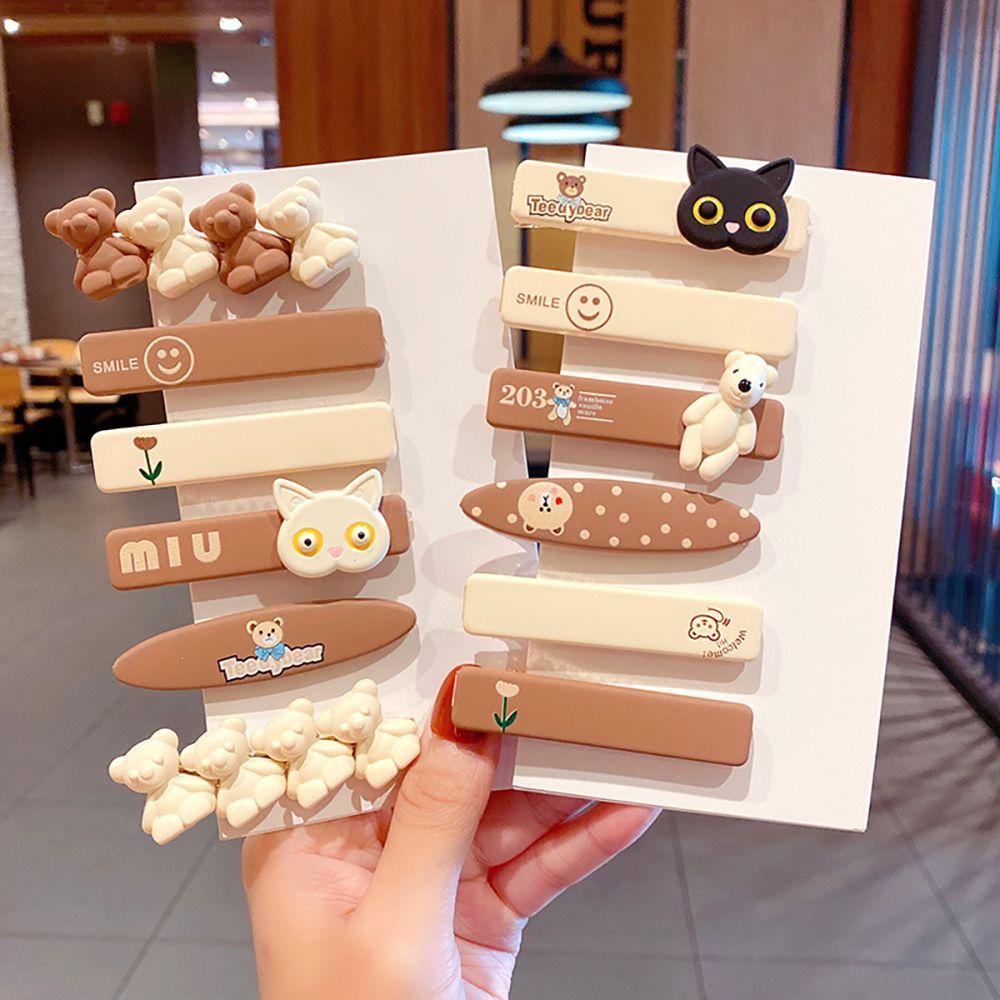 Kẹp Tóc Hình Gấu Hoạt Hình Dễ Thương Cho Nữ