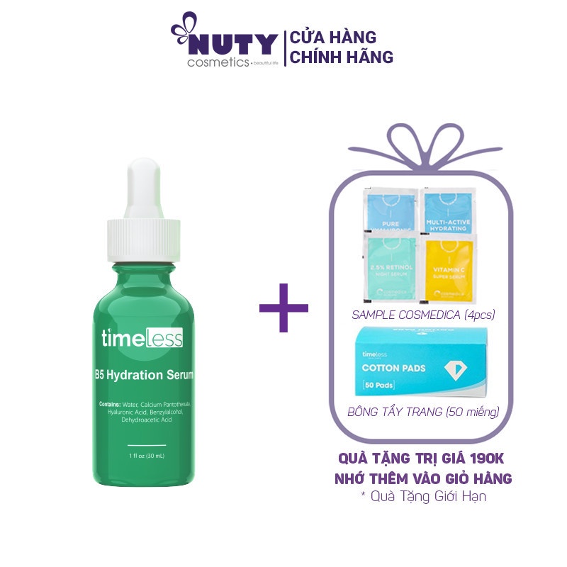 Tinh Chất Timeless Vitamin B5 + Hyaluronic Acid (30ml)