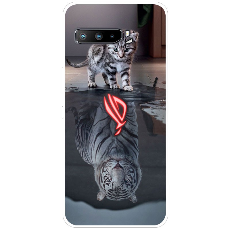 Ốp điện thoại silicon in hình đẹp mắt cho Asus Rog Phone 3 Zs661Ks