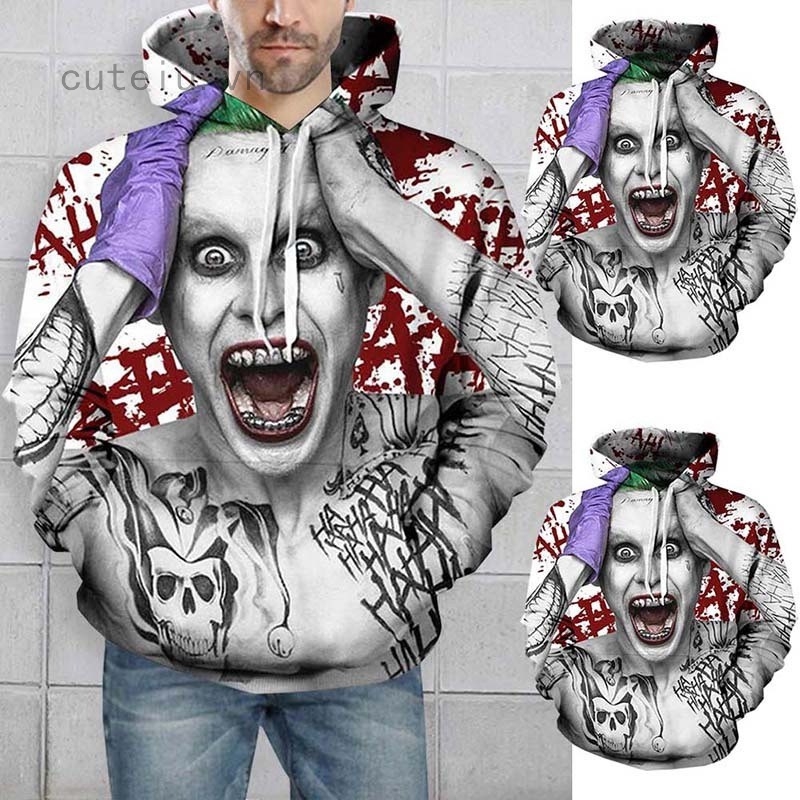 Áo khoác hoodie nam in hình Joker độc đáo cá tính | BigBuy360 - bigbuy360.vn