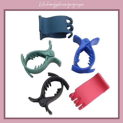 Kẹp Tóc Càng Cua NHỰA NHÁM CHỐNG GÃY [LẺ 1 CHIẾC ]