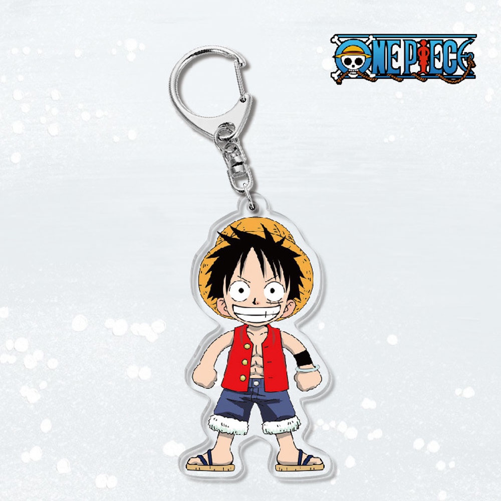 Móc Khóa Acrylic Họa Tiết Hoạt Hình One Piece 2life Sanji Luffy Zoro