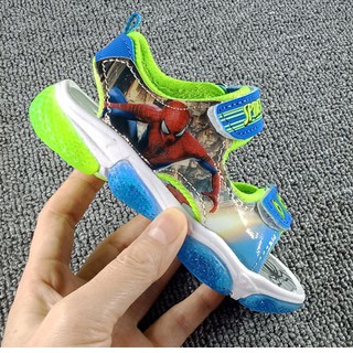 sandal bé trai size 20-31 siêu nhân nhện