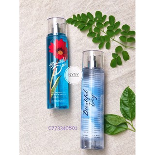 Nước hoa toàn thân - body mist beautiful day bath & body works 236ml.