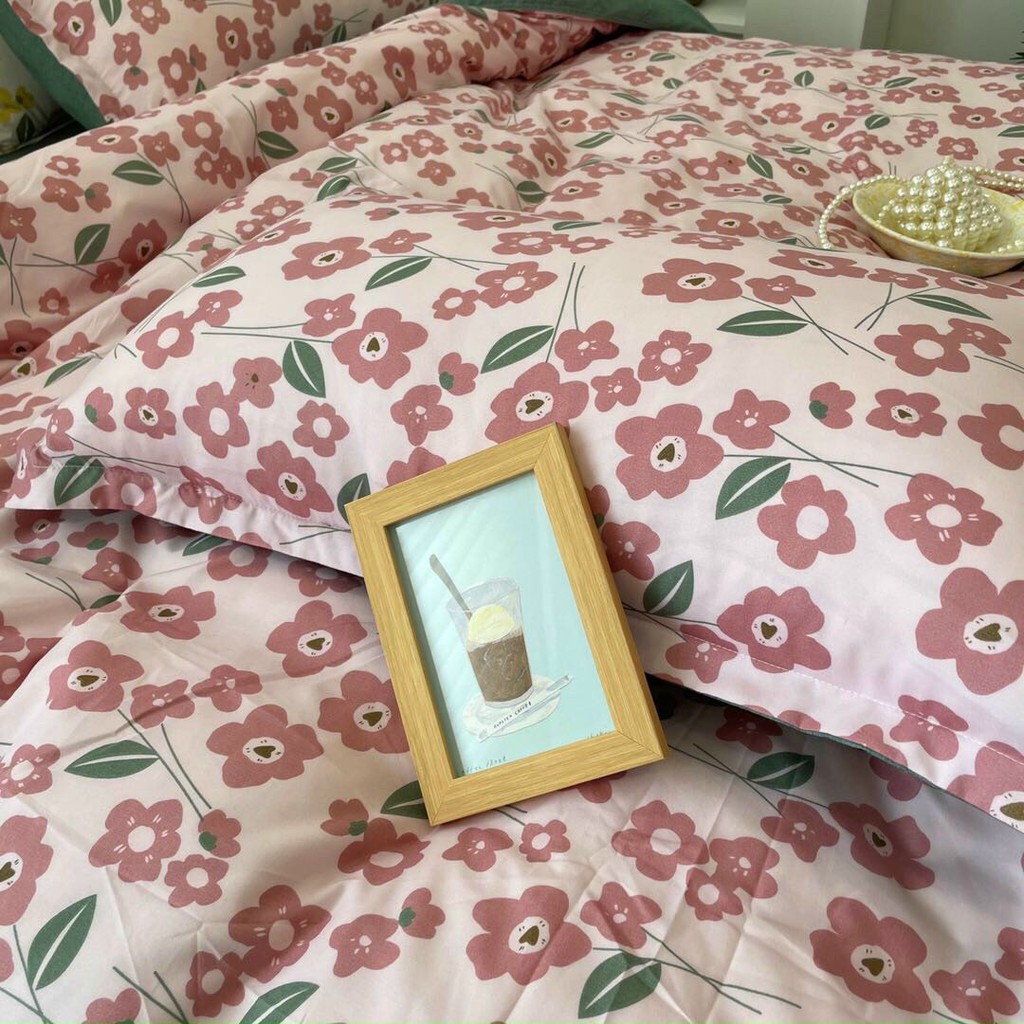 [Nhiều Mẫu] Sét Chăn Ga Gối Cotton Poly Tổng Hợp Hoa Nhí Nhiều Màu Sắc | BigBuy360 - bigbuy360.vn