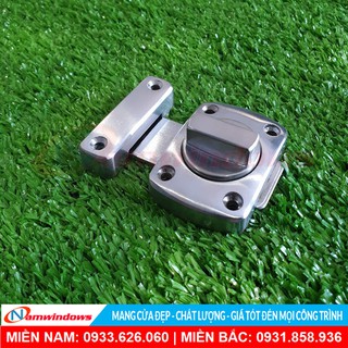 CHỐT NGANG CỬA CÓ NÚM VẶN  MÃ CAT03 ( MÀU TRẮNG)