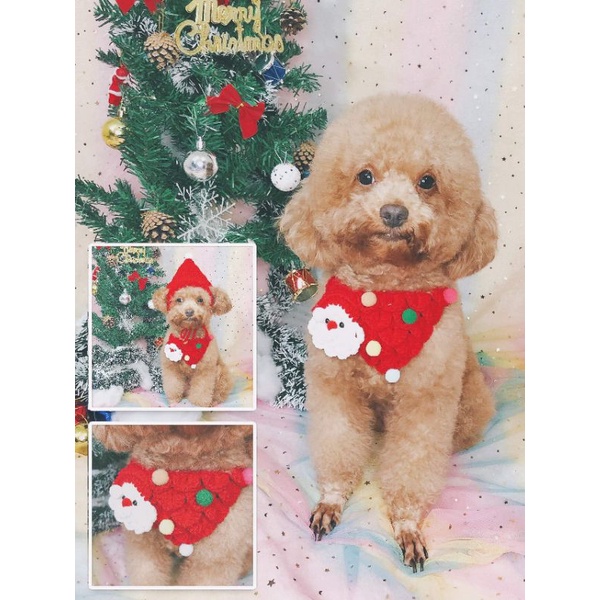 [order] yếm noel cho chó mèo