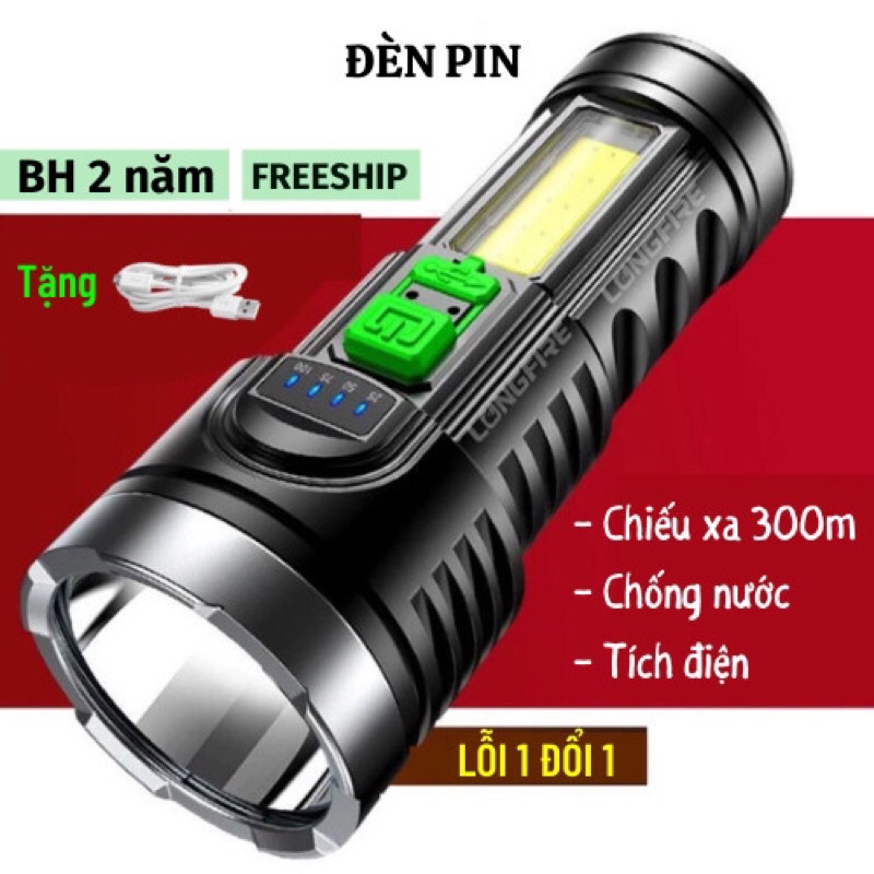 Đèn Pin Siêu Sáng Chiếu Xa Tiết Kiệm Điện, Đèn Pin Cầm Tay Chống Nước Cao Cấp | BigBuy360 - bigbuy360.vn