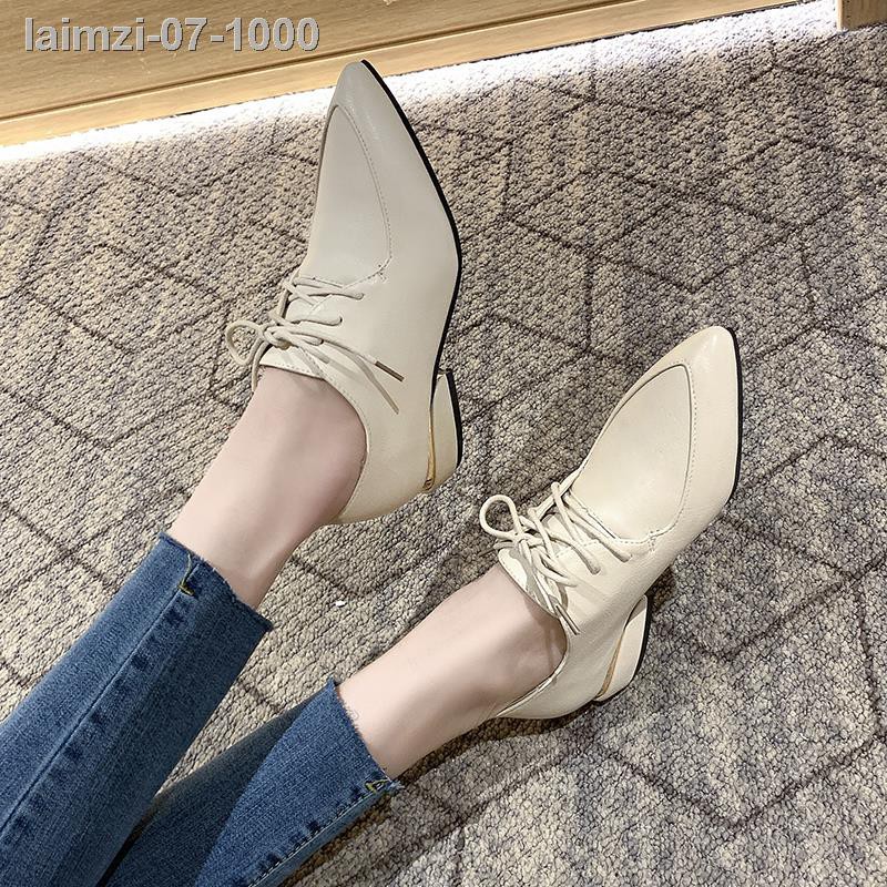 ✼✒☃Giày Bệt Nữ Derby Mũi Nhọn Kiểu Anh Xinh Xắn | BigBuy360 - bigbuy360.vn